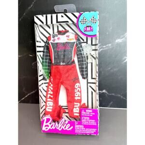 2019 Mattel Barbie Careers Racecar Driver Fashion Pack Malibu 1959 Trophy